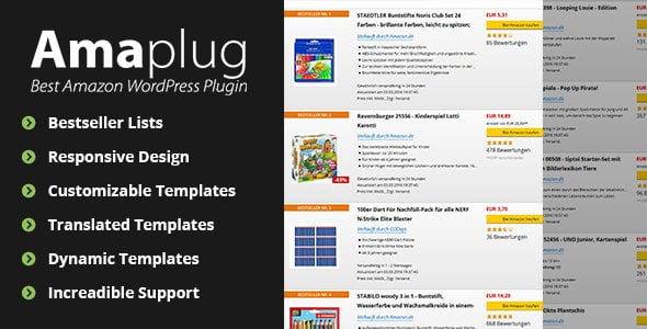 Les meilleurs plugins WordPress d’affiliation sur Amazon 6 Amaplug Amazon Affiliate Plugin