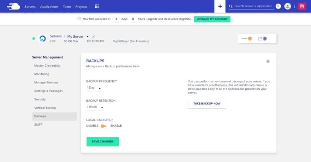 Guide d’installation d’un hébergement WordPress géré sur le cloud avec Cloudways 14 Les sauveagrdes