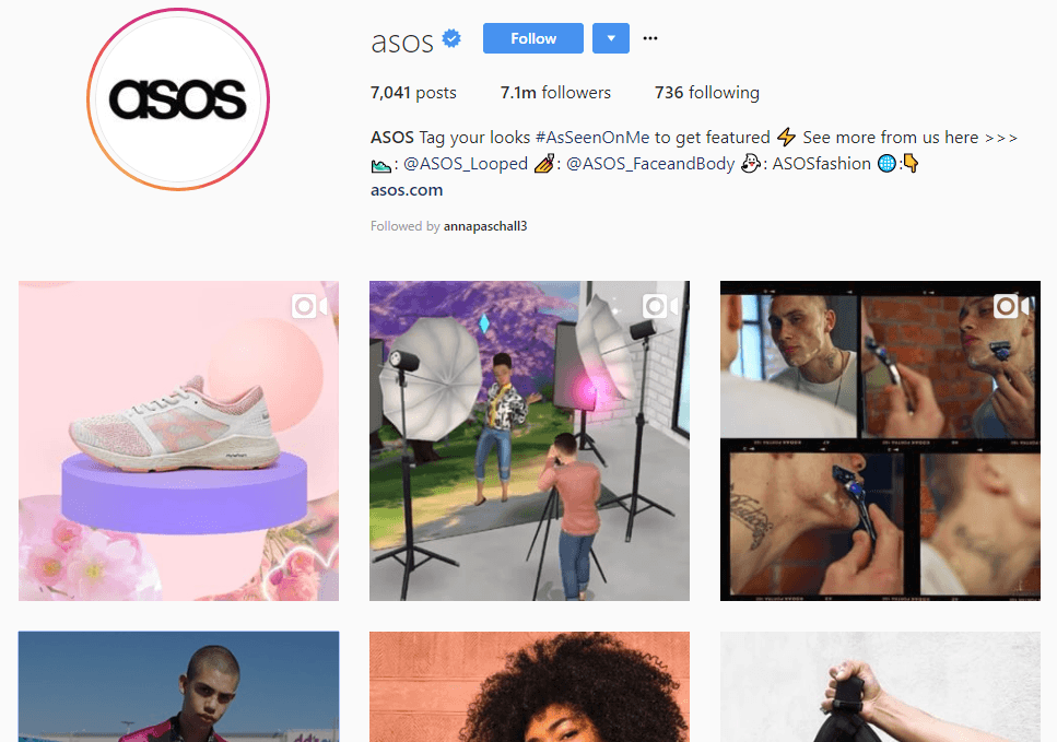 9 façons de briser l'algorithme d'Instagram pour une meilleure portée et plus de j’aime 29 asos
