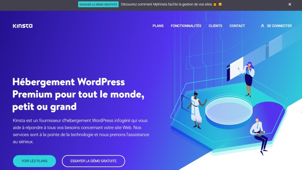 Les 5 meilleurs hébergements WordPress 6 Kinsta