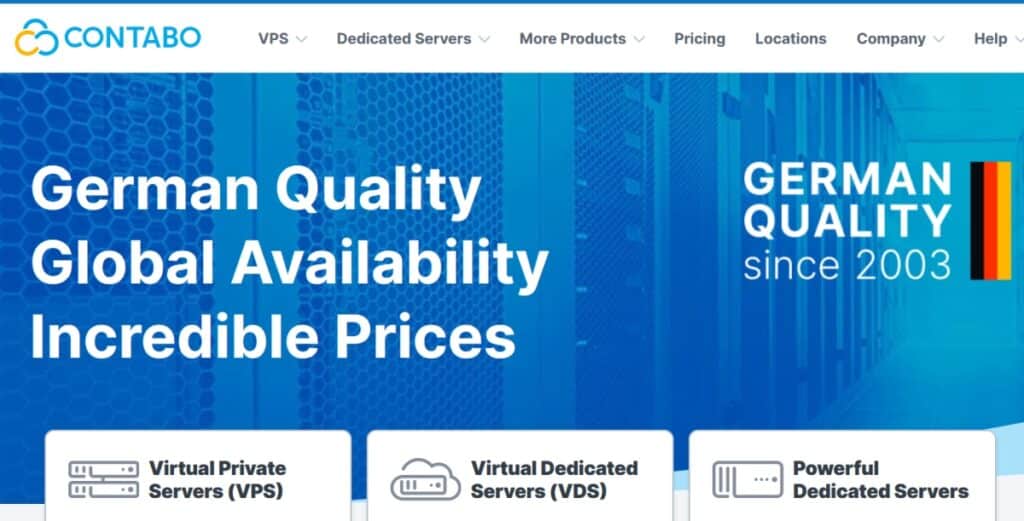 Serveurs VPS abordables Linux et Windows : Les 3 meilleurs hébergeurs 4 Contabo VPS