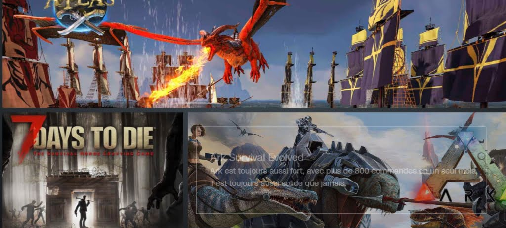 Meilleurs fournisseurs de serveurs jeux 10 Jeux supportés par GTXGaming