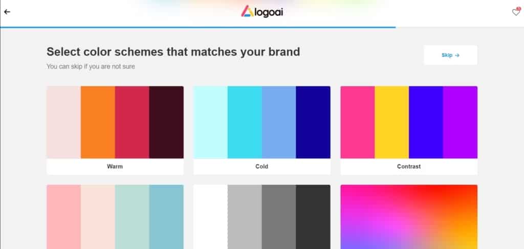 Top 5 Générateurs Logo AI 5 logoai gamme couleur