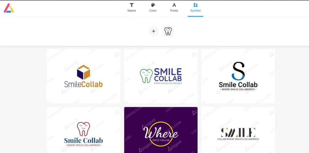 Top 5 Générateurs Logo AI 4 Tabelau de bord de logoai